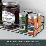 Moforoco Wall-Mount Spice Rack Organizer (6-Pack)