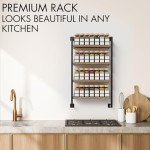 ZICOTO Wall-Mount Spice Rack Organizer Shelf