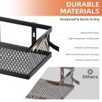 Wall-Mounted Spice Rack Organizer – 4 Pack