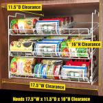 Stackable Can Rack Organizer for Kitchen Pantry