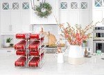 Stackable Soda Can Organizer Rack, 4 Pack