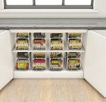 Stackable Soda Can Organizer Rack, 4 Pack