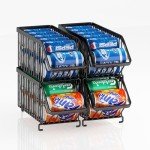 Stackable Soda Can Organizer - 4 Pack