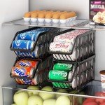Stackable Soda Can Organizer - 4 Pack
