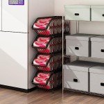 Stackable Soda Can Organizer - 4 Pack