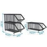 Stackable Soda Can Organizer - 4 Pack