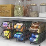 Stackable Soda Can Organizer - 4 Pack