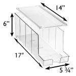 Soda Can Organizer - 4 Pack for Fridge