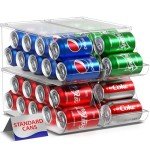 Soda Can Organizer – Stackable 4-Pack Dispenser