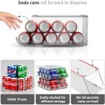 Soda Can Organizer – Stackable 4-Pack Dispenser