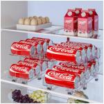 Adjustable 2-Tier Soda Can Organizer - 2 Pack