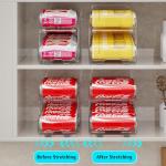 Adjustable 2-Tier Soda Can Organizer - 2 Pack
