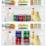 Soda Can Organizer – Stackable 4-Pack Dispenser