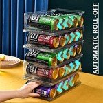 Stackable 2-Tier Soda Can Organizer for Fridge