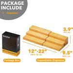 Bamboo 3-Tier Spice Rack Organizer for Pantry