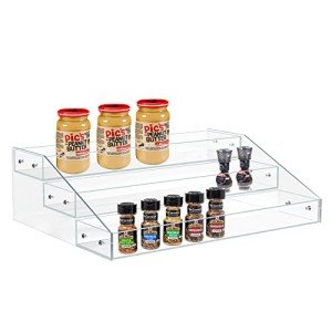 Widen 3-Tier Clear Acrylic Spice Rack Organizer