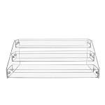 Widen 3-Tier Clear Acrylic Spice Rack Organizer