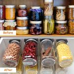 Mason Jar Organizer Rack for Food Storage