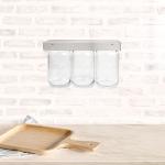 Mason Jar Racks - Stainless Steel Hanging Holders (2-Pack)