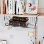 Jucoan 3-Pack Under Shelf Wire Storage Baskets