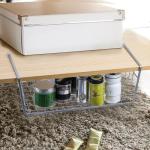 Jucoan 3-Pack Under Shelf Wire Storage Baskets