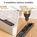 Delamu 3-Pack Pull-Out Cabinet Organizers (White)