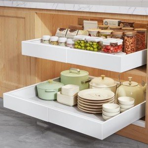 Seinloes 2 Pack Pull-Out Cabinet Organizers