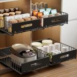 Pull Out Cabinet Organizer Drawers - 2 Pack