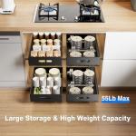 Pull Out Cabinet Organizer Drawers - 2 Pack