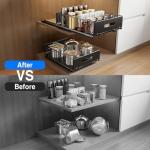 Pull Out Cabinet Organizer Drawers - 2 Pack