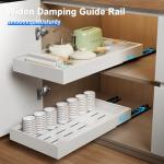 MUSTORN 2-Pack Slide-Out Cabinet Organizers