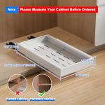 MUSTORN 2-Pack Slide-Out Cabinet Organizers
