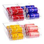 Oizeir Clear Soda Can Organizer - 4-Pack