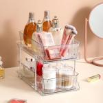 2-Tier Clear Organizer Set with Dividers