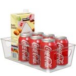 Clear Kitchen Can Organizer for Cabinets and Pantry