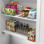 Clear Kitchen Can Organizer for Cabinets and Pantry