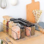 2 Pack Clear Soda Can Organizer Bins