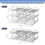 Clear 2-Tier Can Organizer for Pantry Storage