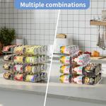 Clear 2-Tier Can Organizer for Pantry Storage