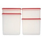 Rubbermaid 8-Piece Clear Modular Food Storage Set