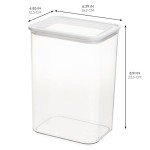 Clear Stackable Kitchen & Pantry Storage Canister