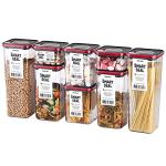 Airtight Kitchen Pantry Canister Set - 8 Pieces