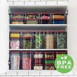 Airtight Kitchen Pantry Canister Set - 8 Pieces