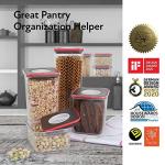 Airtight Kitchen Pantry Canister Set - 8 Pieces