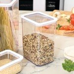 Clear Stackable Kitchen & Pantry Storage Canister