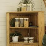 CozNido 4-Pack 25oz Square Glass Pantry Jars