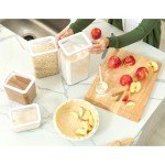 Clear Stackable Kitchen & Pantry Storage Canister
