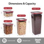 Airtight Kitchen Pantry Canister Set - 8 Pieces