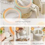 Minimalist Glass Spice Jars with Lids and Spoons