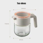 Minimalist Glass Spice Jars with Lids and Spoons
